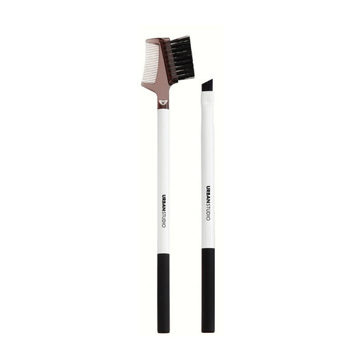 Pinceau Sourcils + Pinceau - Blanc - Cala - 1