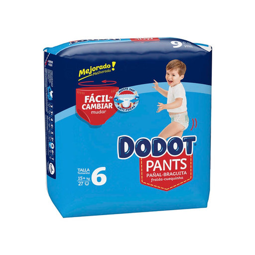 Couches Culottes Taille 6 (+15 Kg) - 27 Unités - Dodot - 1