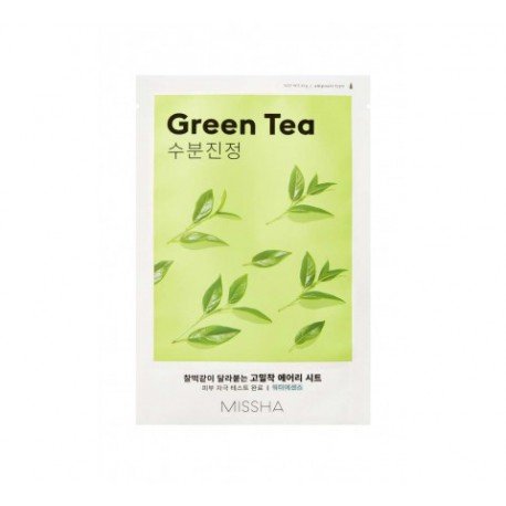 Masque au thé vert apaisant Airy Fit - Missha - 1