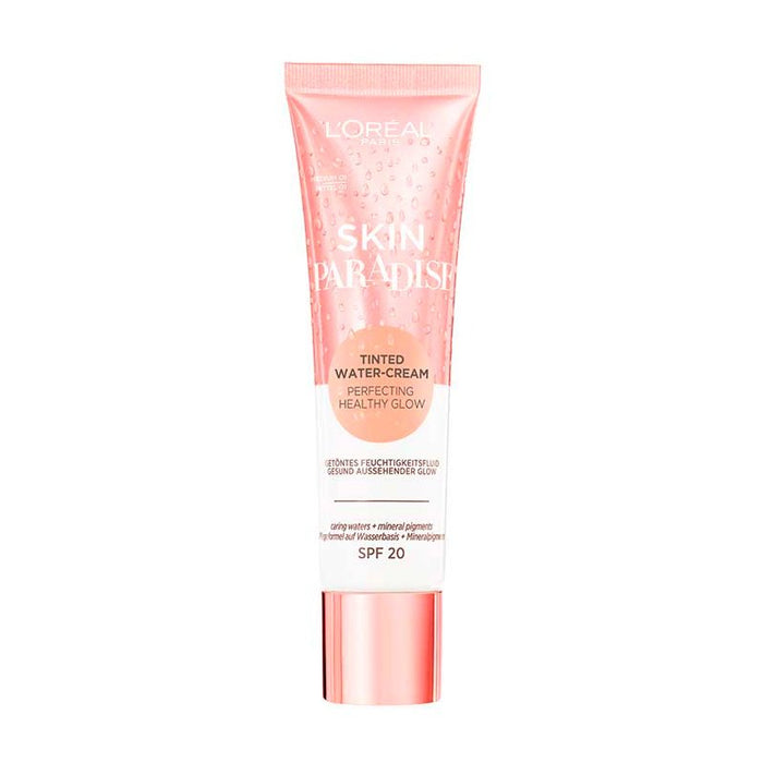 Crema Hidratante con Color - Skin Paradise Medium 01 - L'oreal Paris - 1