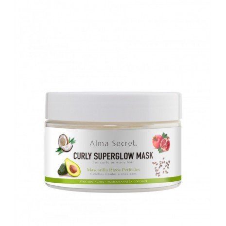 Hair Mask Curly and Wavy Hair Curly Superglow Mask 250 ml - Alma Secret - 1