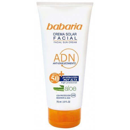 Crème Solaire Visage Invisible Adn Spf50 75 ml - Babaria - 1