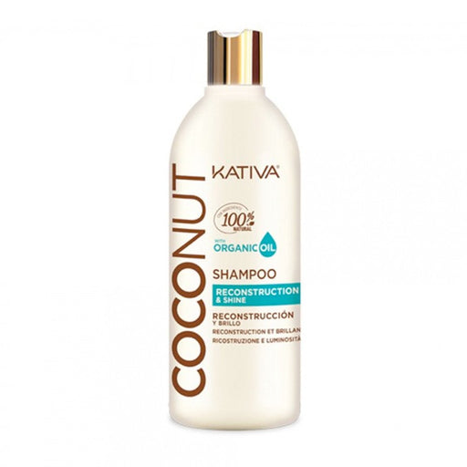 shampoing revitalisant et brillance à l'huile de coco bio 250 ml - Kativa - 1