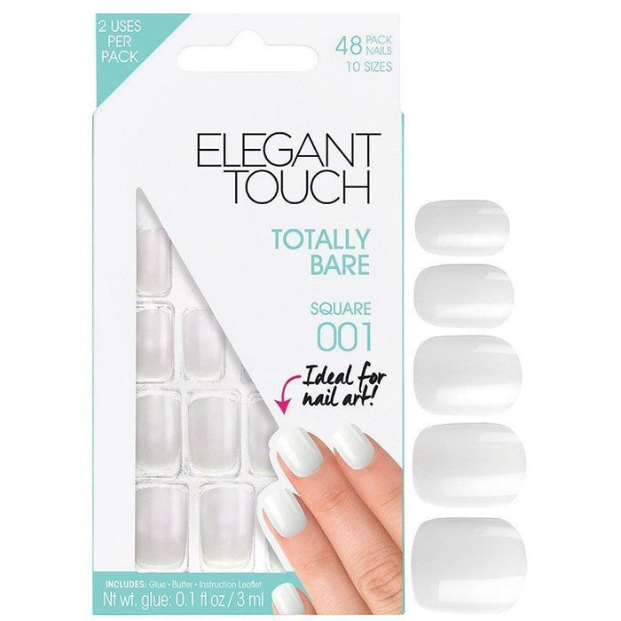 Ongles Carrés Totalement Nus - Carré 001 - Elegant Touch - 1