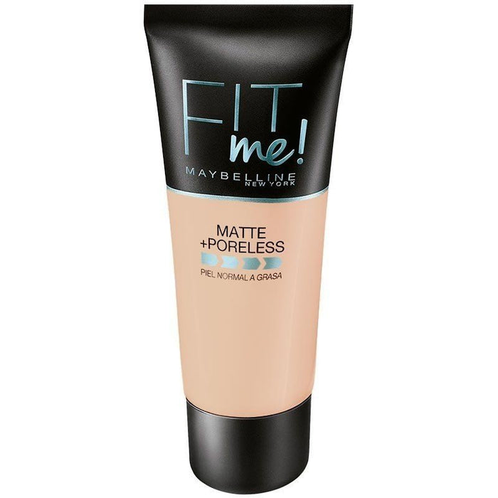 Fond de Teint Fit Me Matte Poreless - Maybelline: Color - Base de Maquillaje Fit Me Matte Poreless - 110 porcelain