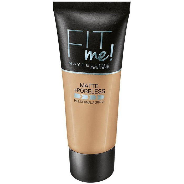 Fond de Teint Fit Me Matte Poreless - Maybelline : 250 Sun Beige - 1