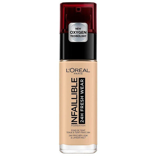 Fond de teint infallible 24h fresh wear - L'oreal Paris: Base de maquillaje infalible 24h fresh wear - 100 Lin - 2