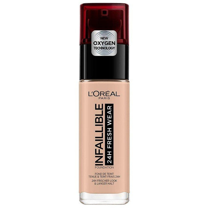 Fond de teint infallible 24h fresh wear - L'oreal Paris: Base de maquillaje infalible 24h fresh wear - 110 Vanille Rose - 8