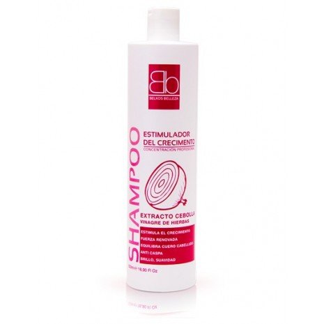 Shampoing Oignon et Vinaigre 500 ml - Stimulateur de Croissance - Belkos - 1