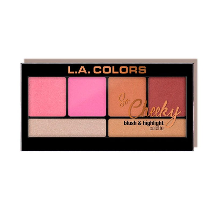 so Cheeky Blush &amp; Highlighter Palette - L.A. Colors - 1