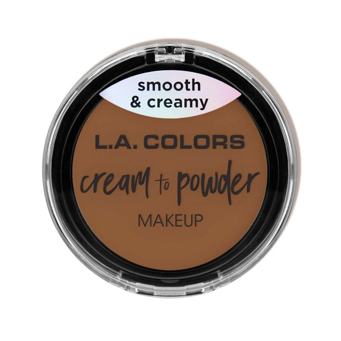 Fond de teint crème à poudre - L.A. Colors : Caramel - 1
