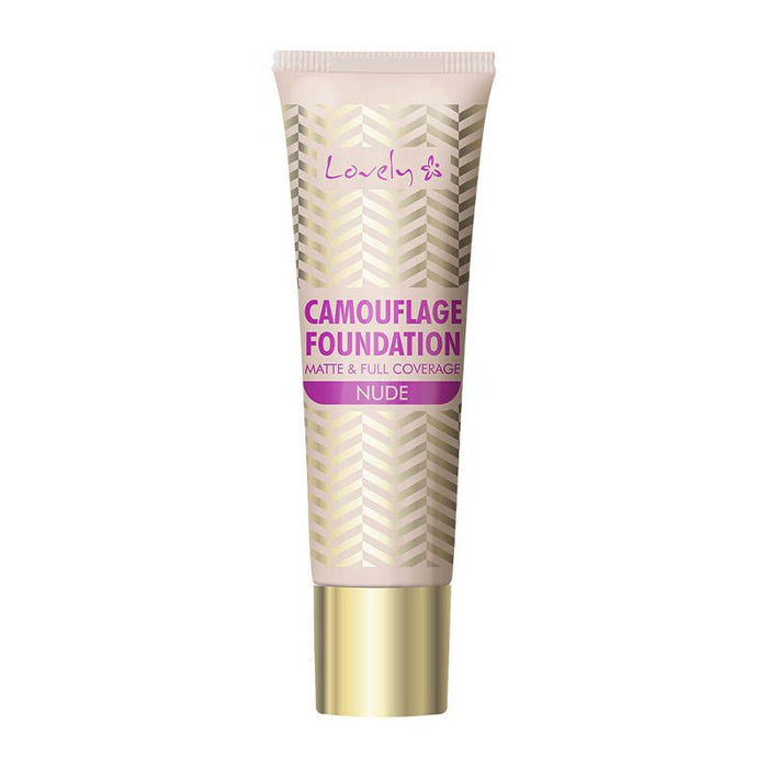 Base de Maquillaje Camouflage Foundation Matte &amp; Full Coverage - Lovely : Camouflage Foundation 2 Nude - 1