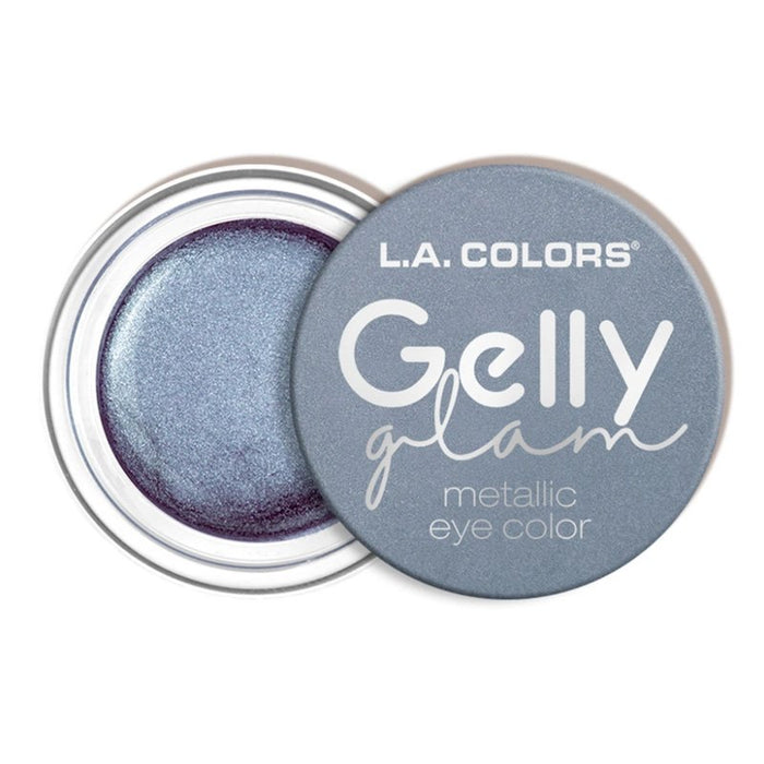 Fard à paupières crème métallisé Gelly Glam - L.A. Colors : Blue Lightning - 1