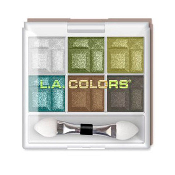 Palette de fards à paupières 6 couleurs - L.A. Colors : Charming - 1