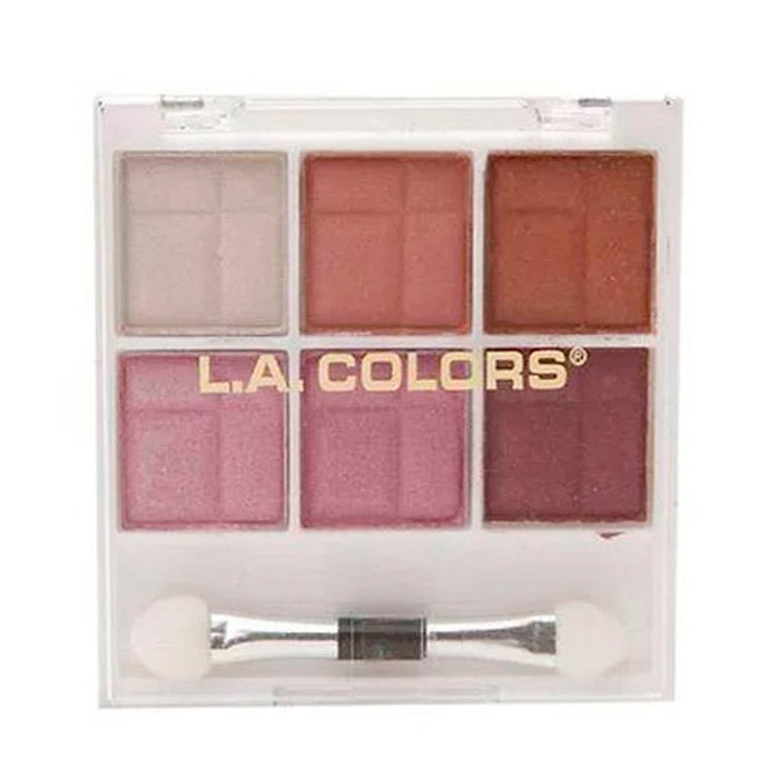 Palette de fards à paupières 6 couleurs - L.A. Colors : Delicate - 1
