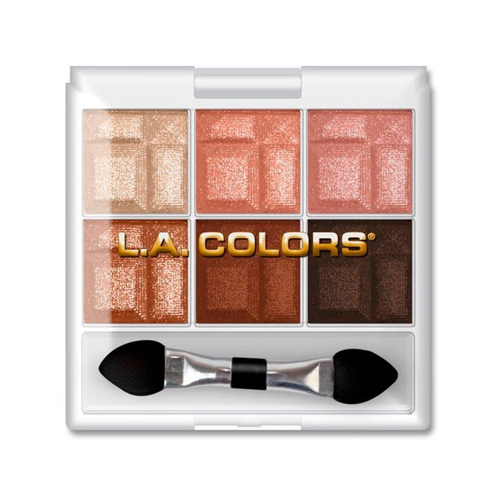 Palette de fards à paupières 6 couleurs - L.A. Colors - 1