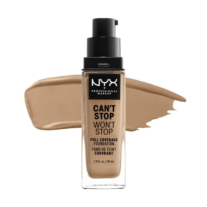 Base de Maquillaje Fluida - 24h Can&#39;t Stop Won&#39;t Stop - Maquillage professionnel - Nyx : CANT STOP WONT STOP 24HR FDTN-NT BF - 1