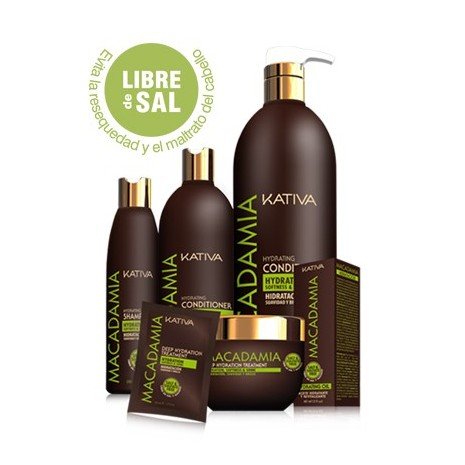 Après-Shampooing Hydratation Intense Macadamia 500 ml - Kativa - 1