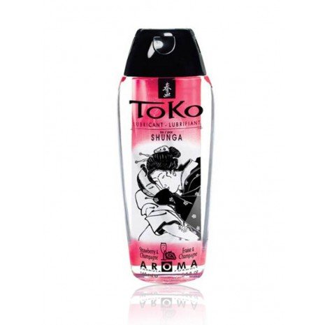 Toko Aroma Lubrifiant Fraises au Cava. - Lubrifiants - Shunga - 1