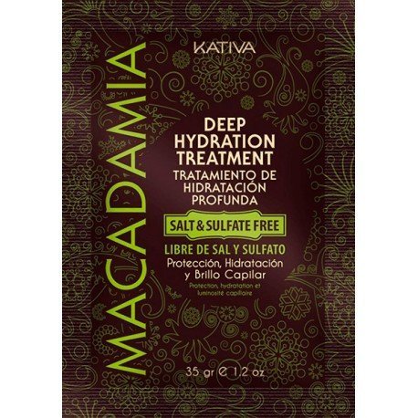 Sobre Mascarilla Tratamiento de Hidratación Profunda de Macadamia - Kativa - 1