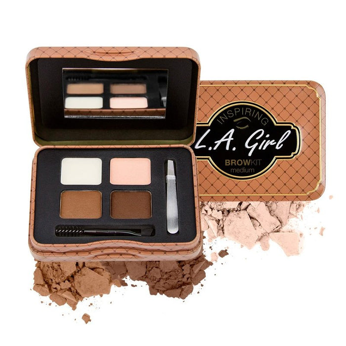 Kit d&#39;étain pour sourcils inspirant - L.A. Girl : Medium and Marvelous - 1