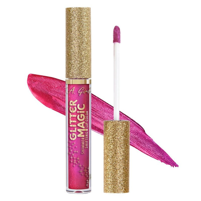 Liquide labial - Glitter Magic - la Girl - L.A. Girl : Fizzy Fuchsia - 1