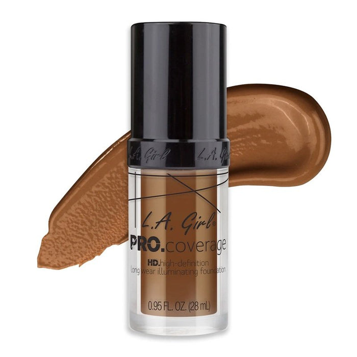 Fond de teint liquide - Pro Coverage Illuminating - L.A. Girl : Coffee - 1