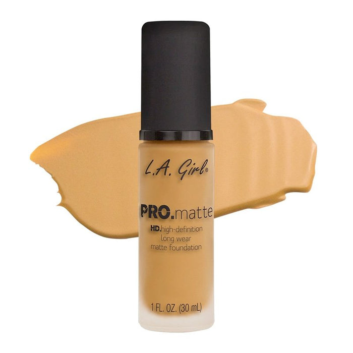 Fond de teint Pro Matte - L.A. Girl : Soft honey - 1