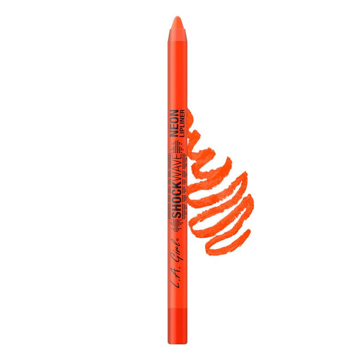 Crayon à lèvres néon Shockwave - L.A. Girl : Outrage Coral - 1