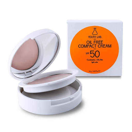 Crème Compacte avec Couleur Spf 50 sans Huile - Couleur Claire - Youth Lab - Youthlab - 1