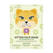 Masque facial en tissu - Chat concombre et aloès - Montagne Jeunesse - 1