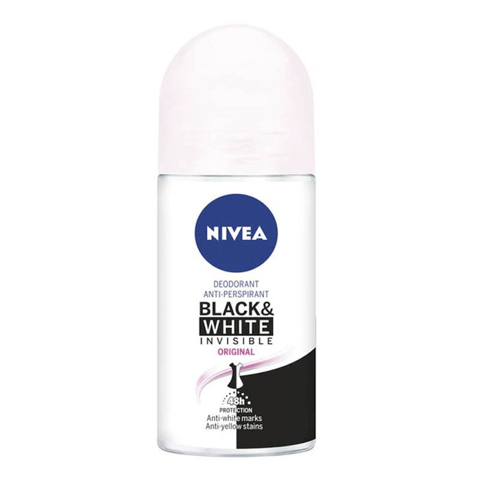 Déodorant Roll-on Invisible Black & White 50 ml - Nivea - 1
