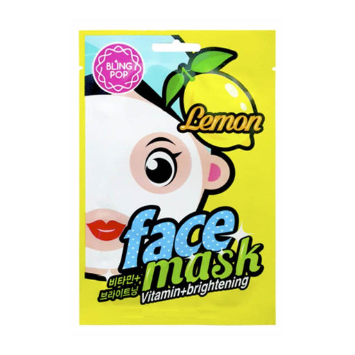 Masque facial éclaircissant à la vitamine E et au citron - Bling Pop - 1