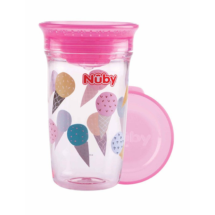 Tasse Magique Tritan 360º - Nuby : Rosa - 1