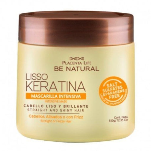 Masque Intensif à la Kératine Lisso - 350 gr - Be Natural - 1