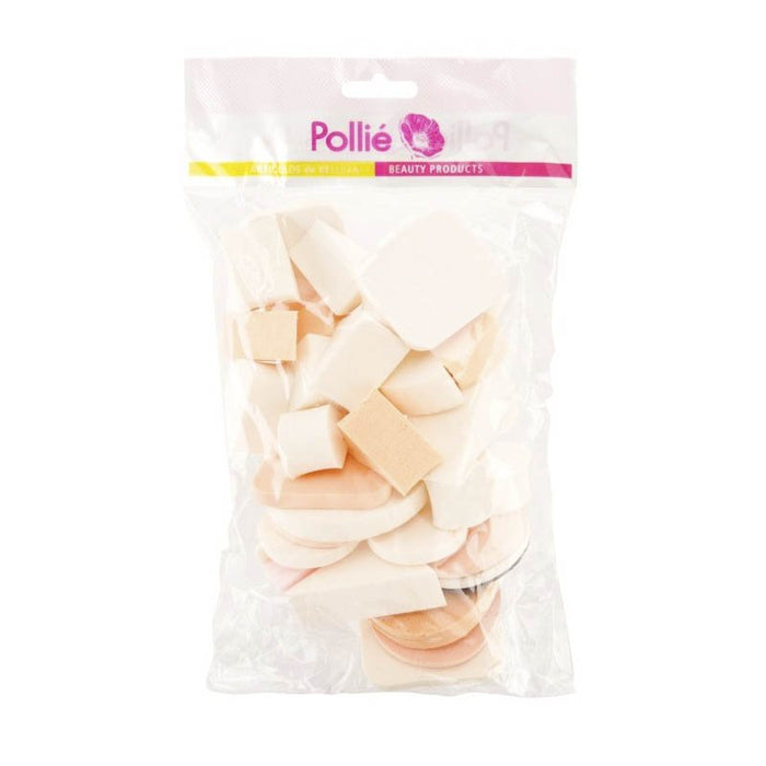 Ensemble de 33 éponges de maquillage assorties - Pollié - 1