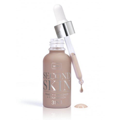 Base + Correcteur + Fond de Teint - Second Skin 3 en 1 - Wibo - 1