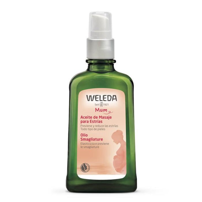 Huile Corporelle - Massage Antivergetures 100 ml - Weleda - 1