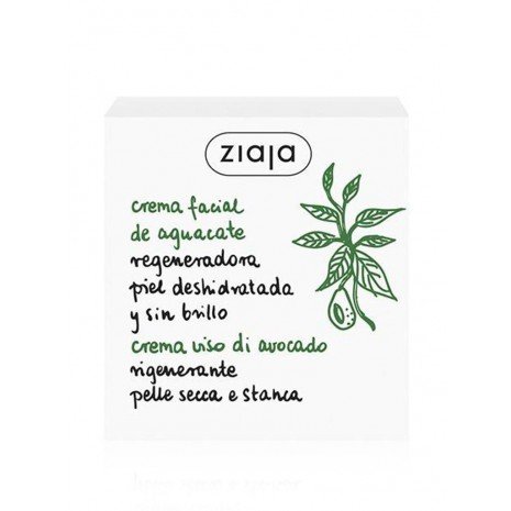 crème visage régénérante pour peaux déshydratées et ternes - avocat 50 ml - Ziaja - 1