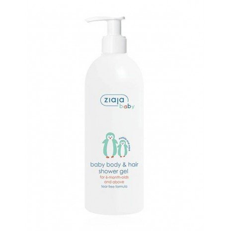 Gel Douche - Corps et Cheveux pour Bébé +6 Mois - 400 ml - Ziaja - 1