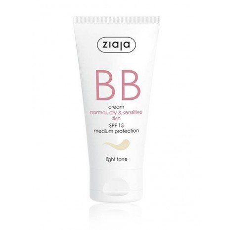 Bb Crème Peaux Normales, Sèches et Sensibles Spf15 - Ton Clair 50 ml - Ziaja - 1