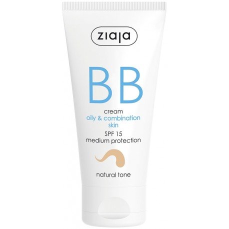 Bb Crème Peau Grasse et Mixte Spf15 - Ton Naturel 50 ml - Ziaja - 1