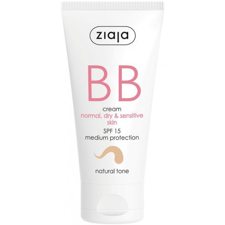 Bb Crème Peaux Normales, Sèches et Sensibles Spf15 - Ton Naturel 50 ml - Ziaja - 1