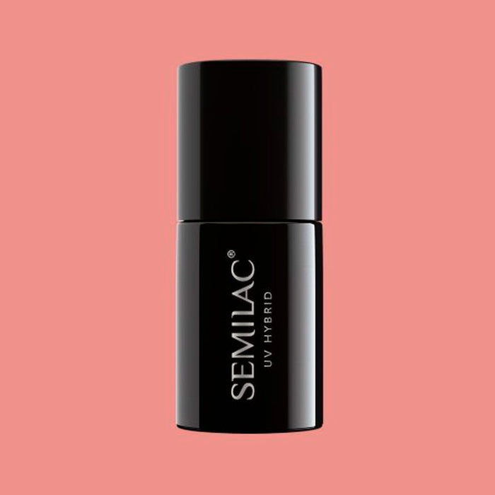Vernis à ongles semi-permanent 7 ml - Semilac : 801 - Soft Beige Extend 5 en 1 - 1