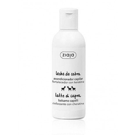 Après-shampooing pour cheveux ternes ou secs - Lait de chèvre à la kératine 200 ml - Ziaja - 1