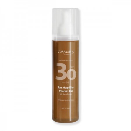 Huile Vitaminée SPF30 - Amplificateur de Bronzage à la Vitamine 200ml - Casmara - 1