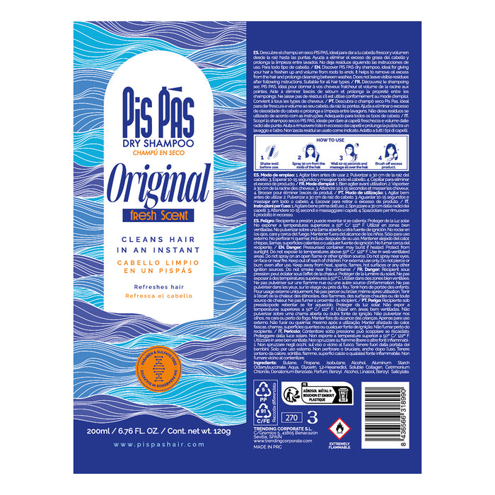 Shampoing Sec en 200ml - Pis Pas - 2