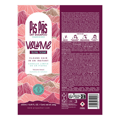 Shampooing Sec Volume 200ml - Pis Pas - 2