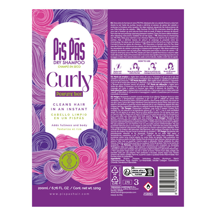 Shampoing Sec en Boucles 200ml - Pis Pas - 2