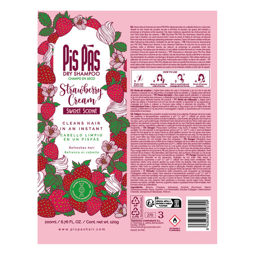 Shampooing Sec Brume de Fraise 200ml - Pis Pas - 2